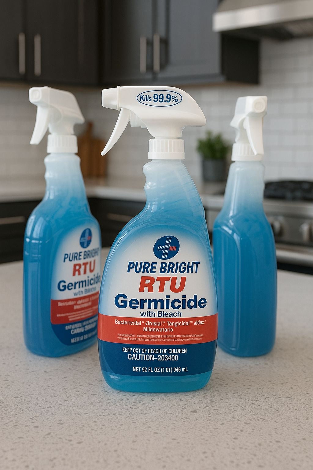 Pure Bright RTU Germicidal Cleaner – Kills Germs, Bacteria & Viruses – 32 oz Bleach Formul