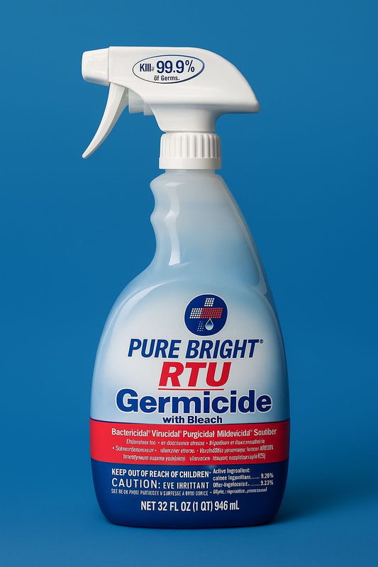 Pure Bright RTU Germicidal Cleaner – Kills Germs, Bacteria & Viruses – 32 oz Bleach Formula