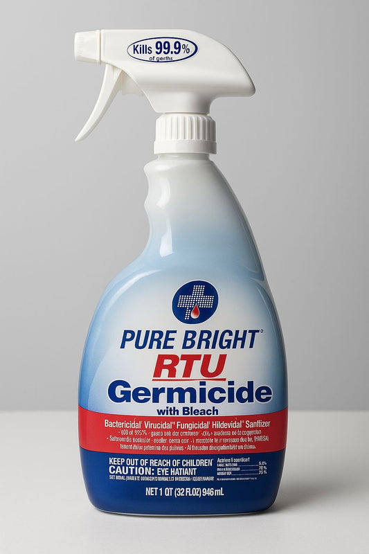 Pure Bright RTU Germicidal Cleaner – Kills Germs, Bacteria & Viruses – 32 oz Bleach Formula